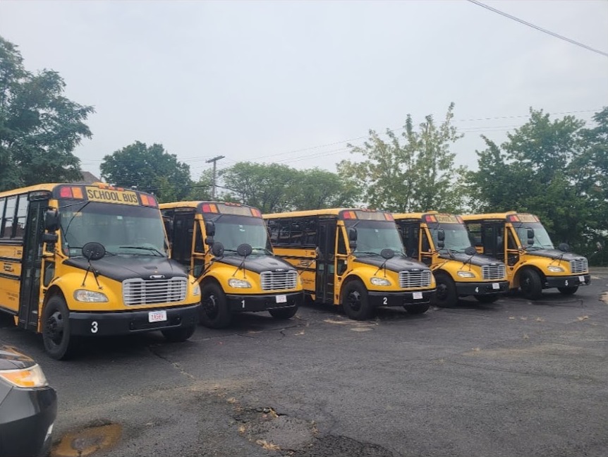 The Ramon Transportation school bus fleet
